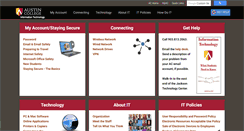 Desktop Screenshot of its.austincollege.edu